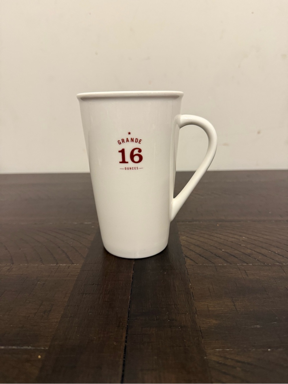 Starbucks Grande 16 Ounce 2010 Ceramic Coffee Cup Mug Tall Cup Est 1971